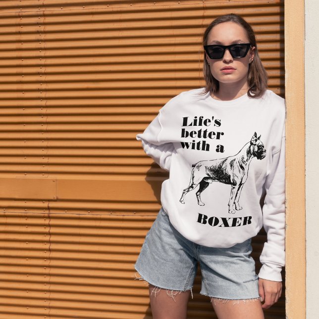 Camiseta Cota de Cachorro de Boxer Personalizado (Criador carregado)