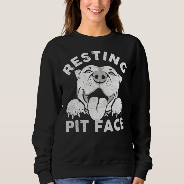 Camiseta Cota De Cachorro De Pit Engraçado Engraçado Para P (Frente)