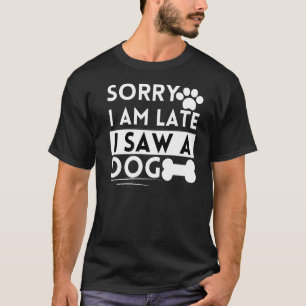 Camiseta Cota De Cães Correspondente Proprietário Desculpe