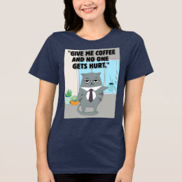 Camiseta Cota de café de gatos