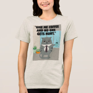 Camiseta Cota de café de gatos