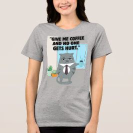 Camiseta Cota de café de gatos