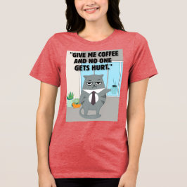 Camiseta Cota de café de gatos