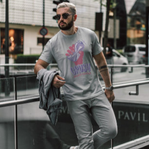 Camiseta Cota de Cancer de Mama de Esmagamento