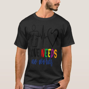 Camiseta Cota de Conscientização do Autismo Mãe Meninos Men