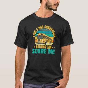 Camiseta Cota De Conversão De Ônibus Escolar Para Um Condut