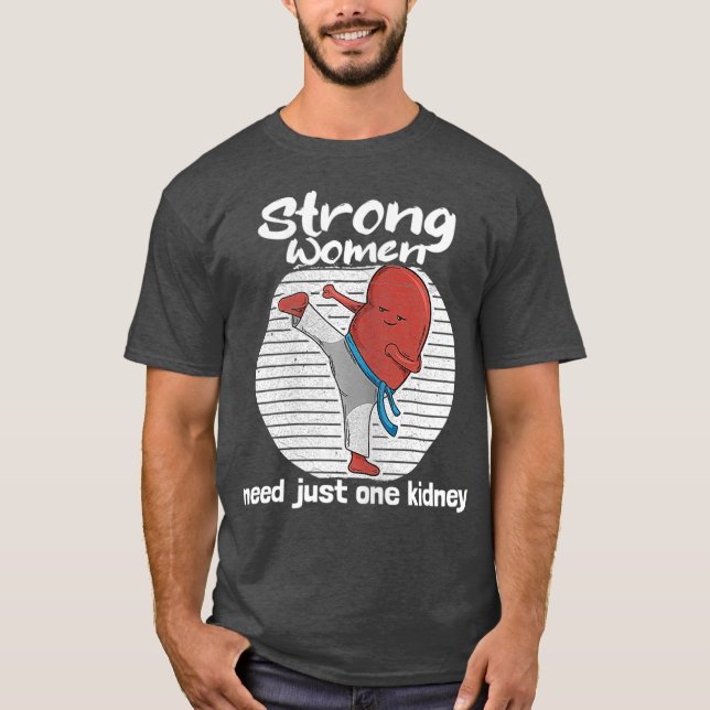 Camiseta Cota de Doação de Órgãos das Mulheres para o seu D (Frente)