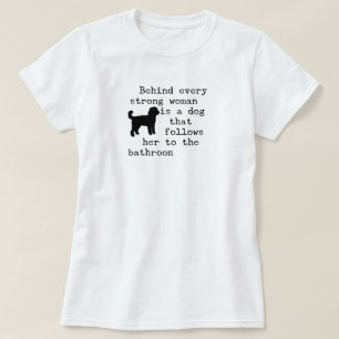Camiseta Cota de Humor do Cão - Labradoodle