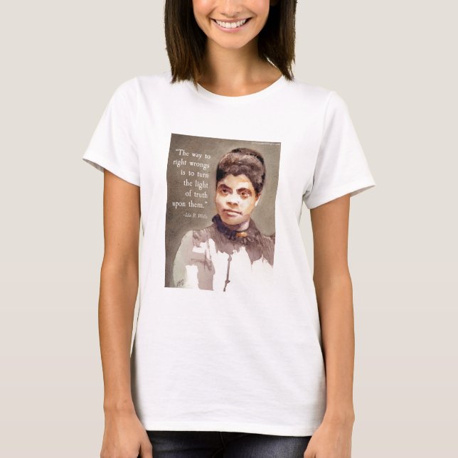 Camiseta Cota de Ida B Wells e "Verdade" (Frente)