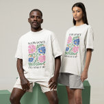 Camiseta Cota de Inspiração Floral de Boho Retroativo<br><div class="desc">Camiseta T de Inspiração Floral Retro Boho</div>