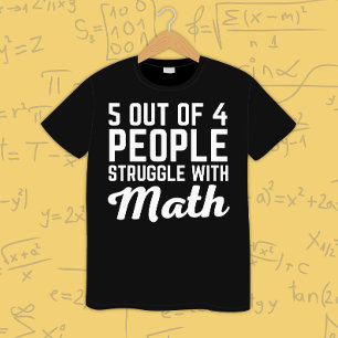 Camiseta Cota de Matemática da Piada de Matemática Engraçad