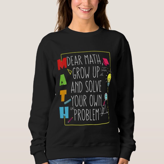 Camiseta Cota De Matemática Para Crianças De Volta Ao Dia D (Frente)