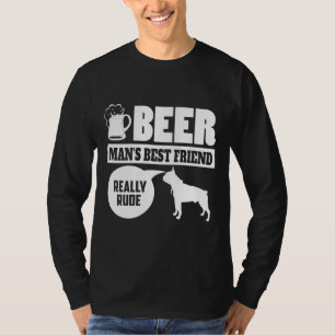 Camiseta Cota de Melhor Amigo para o Cachorro de Boston Ter