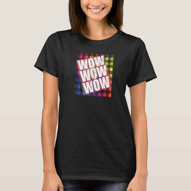 Camiseta Cota de Memória TieDye WOW WOW WOW Dia Livre (Frente)