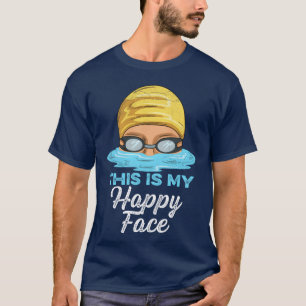 Camiseta Cota de natação para um menino nadador