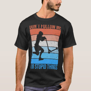 Camiseta Cota De Patinete De Stunt Para Um Avaliador De Pat