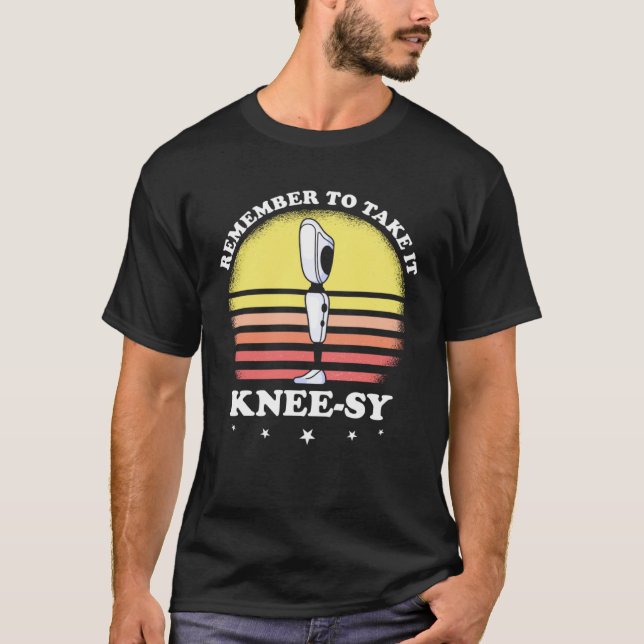 Camiseta Cota de Prótese Perna para Falso Membro e Artifici (Frente)