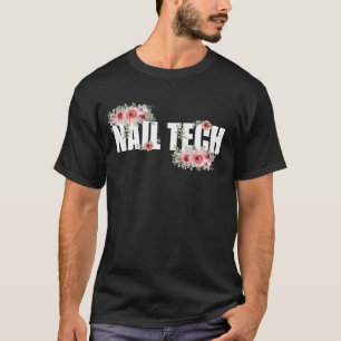 Camiseta Cota de Técnico de Unhas Uniforme de Trabalho Esma