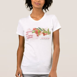 Camiseta Cota de Torah para os desejos de Sukkot Holiday Su