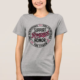 Camiseta Cota de Uplifação do Cancer de Mama