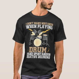 Camiseta Cota Do Drummer Para A Drumagem Do Jogador De Tamb