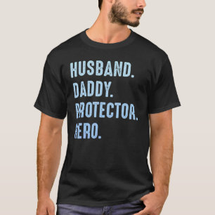 Camiseta Cota do Marido Papai Prodector Herói Dia dos Pais