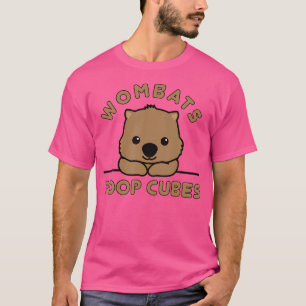 Camiseta Cota do Wombats Poop Cubes Cute Kawaii Wombat