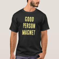 Cota Engraçada de Boa Pessoa com Texto Amarelo