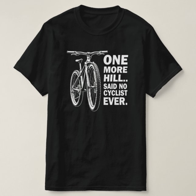 Camiseta Cota Engraçada de Ciclo para Adventure Lovers (Frente do Design)