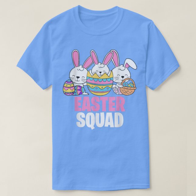 Camiseta Cota engraçada de esquadrão Páscoa, Páscoa Squad H (Frente do Design)