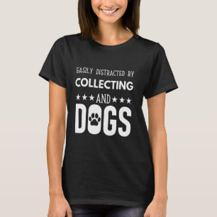 Camiseta Cota engraçada de pata de cachorro, facilmente dis
