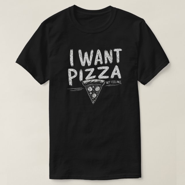 Camiseta Cota Engraçada Pizza Lover (Frente do Design)