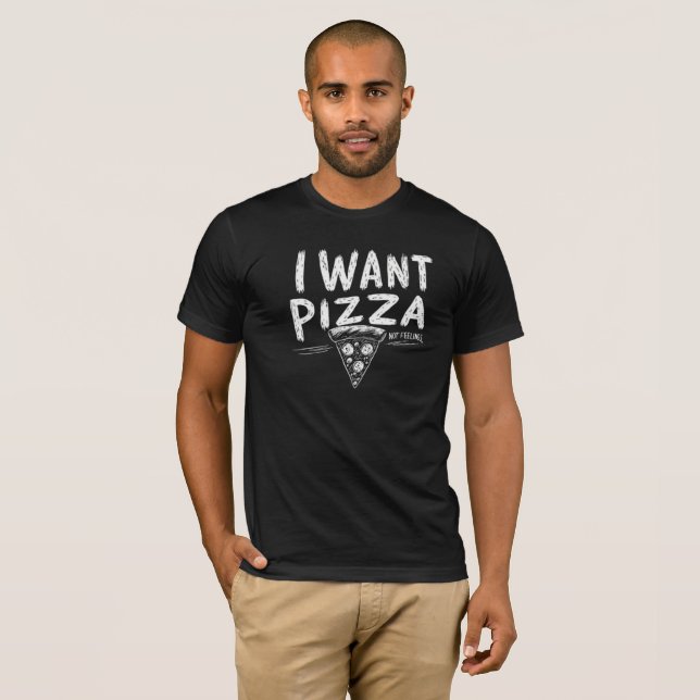 Camiseta Cota Engraçada Pizza Lover (Frente Completa)