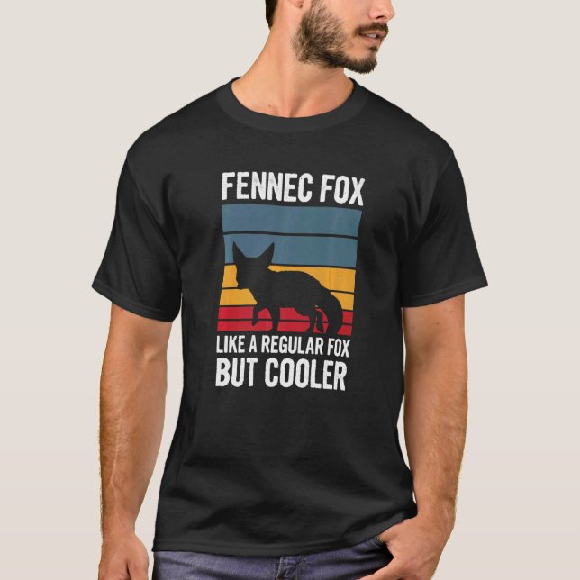 Camiseta Cota Fennec Fox Citada Para Uma Fox Fennec (Frente)