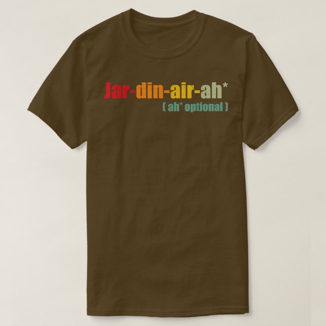 Camiseta Cota Funny Giardiniera, Jar din air ah, Giar Legal (Frente do Design)