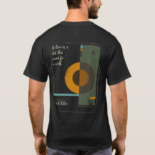 Camiseta Cota Inspiracional Educação Artista de Paul Klee