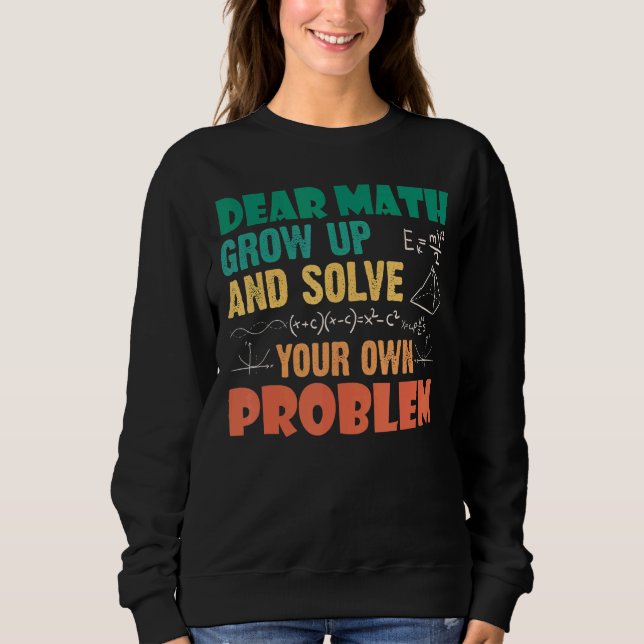 Camiseta Cota Matemática Para Meninas Meninos Adolescentes  (Frente)