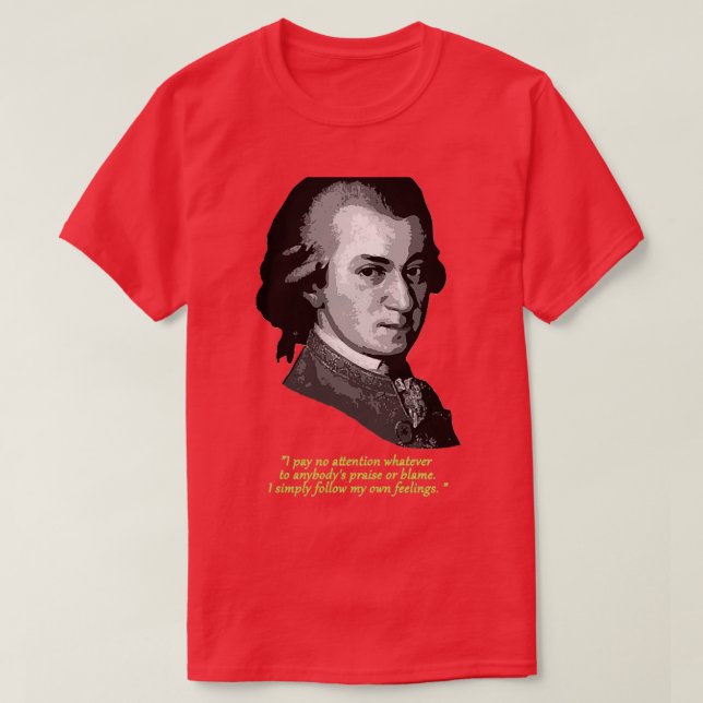 Camiseta Cota Mozart (Frente do Design)