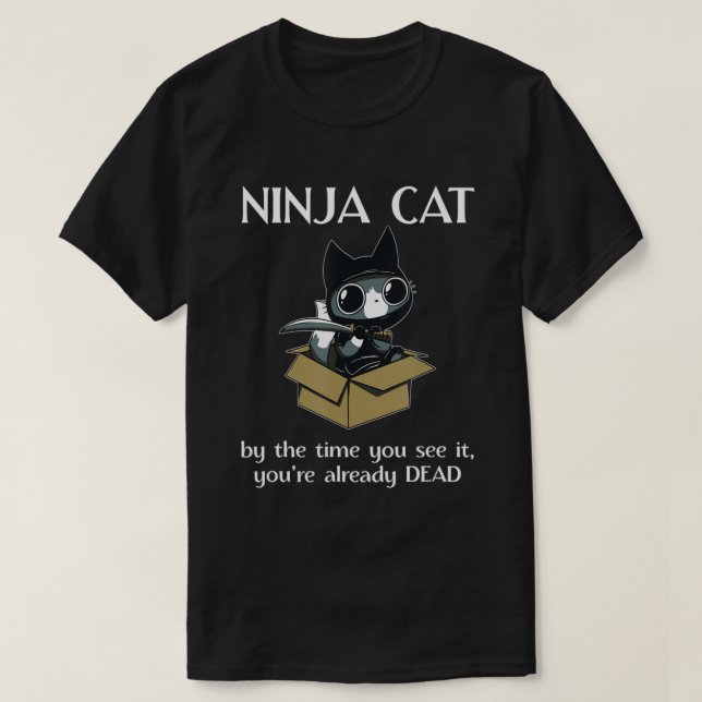 Camiseta Cota Ninja Cat Lover Cat Cote.png (Frente do Design)