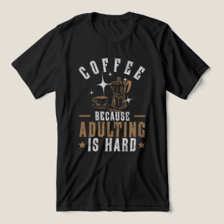 Camiseta Cota Sarcástica do Café - Motivação da Manhã