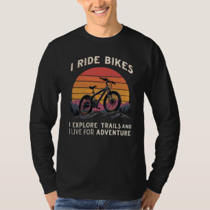 Camiseta Cotação de Ciclo Motivacional para Amantes Adventu