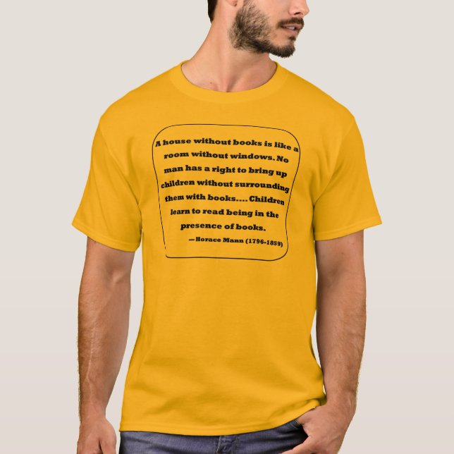 Camiseta Cotação de Horace Mann (Frente)