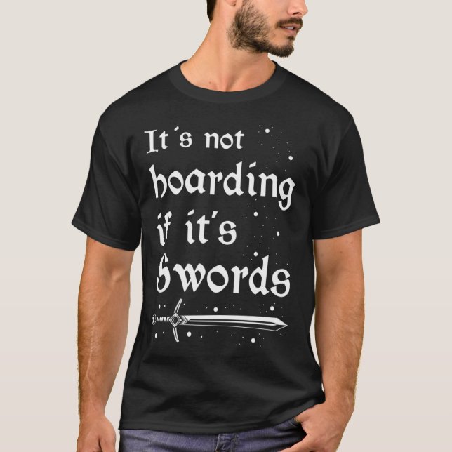 Camiseta Cotação de Luta de Espadas para Função de Ação em  (Frente)