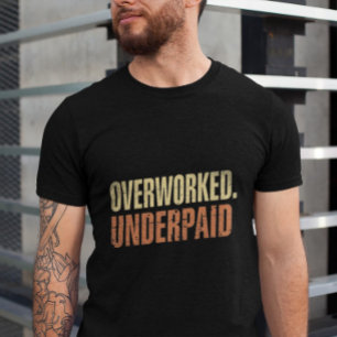 Camiseta Cotação de Oferta de Trabalho Engraçado Não Pago e