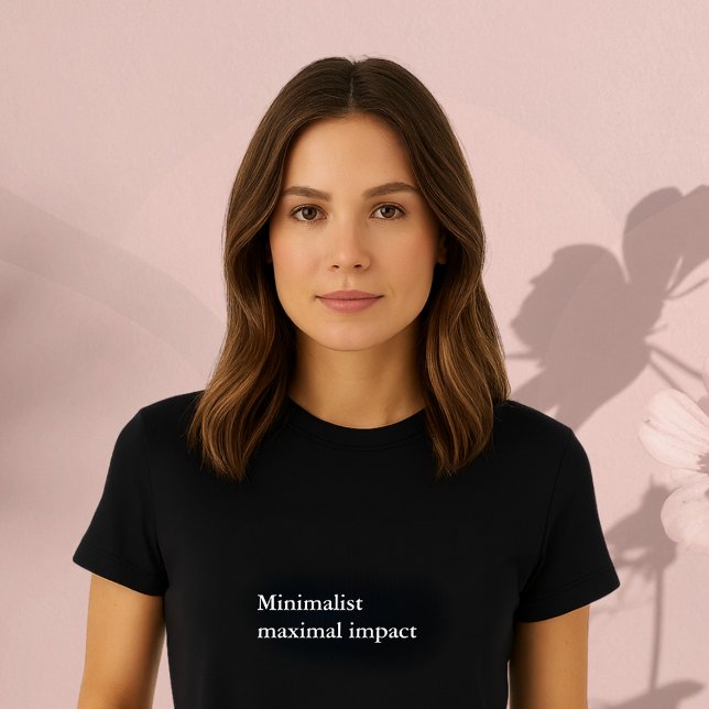 Camiseta cotação de roupa estética Impacto máximo minimalis (Criador carregado)