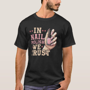 Camiseta Cotaçao de Técnicas de Unhas Uniforme de Trabalho 