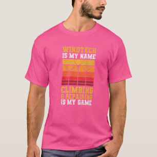 Camiseta Cotação de Turbina Eólica para um Técnico de Vento