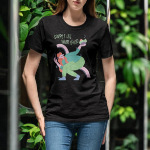 Camiseta Cotação Engraçado Salad Vegan