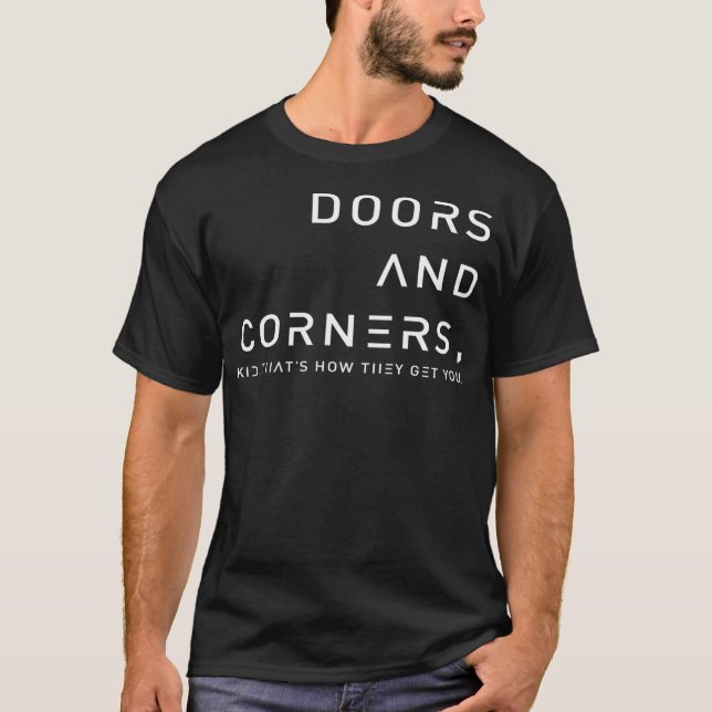 Camiseta Cotação Expandida De Portas E Cantos (Frente)