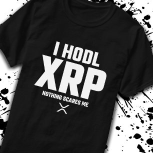 Camiseta Cotação Funny XRP XRP Crypto Cryptocurrency Hodl X